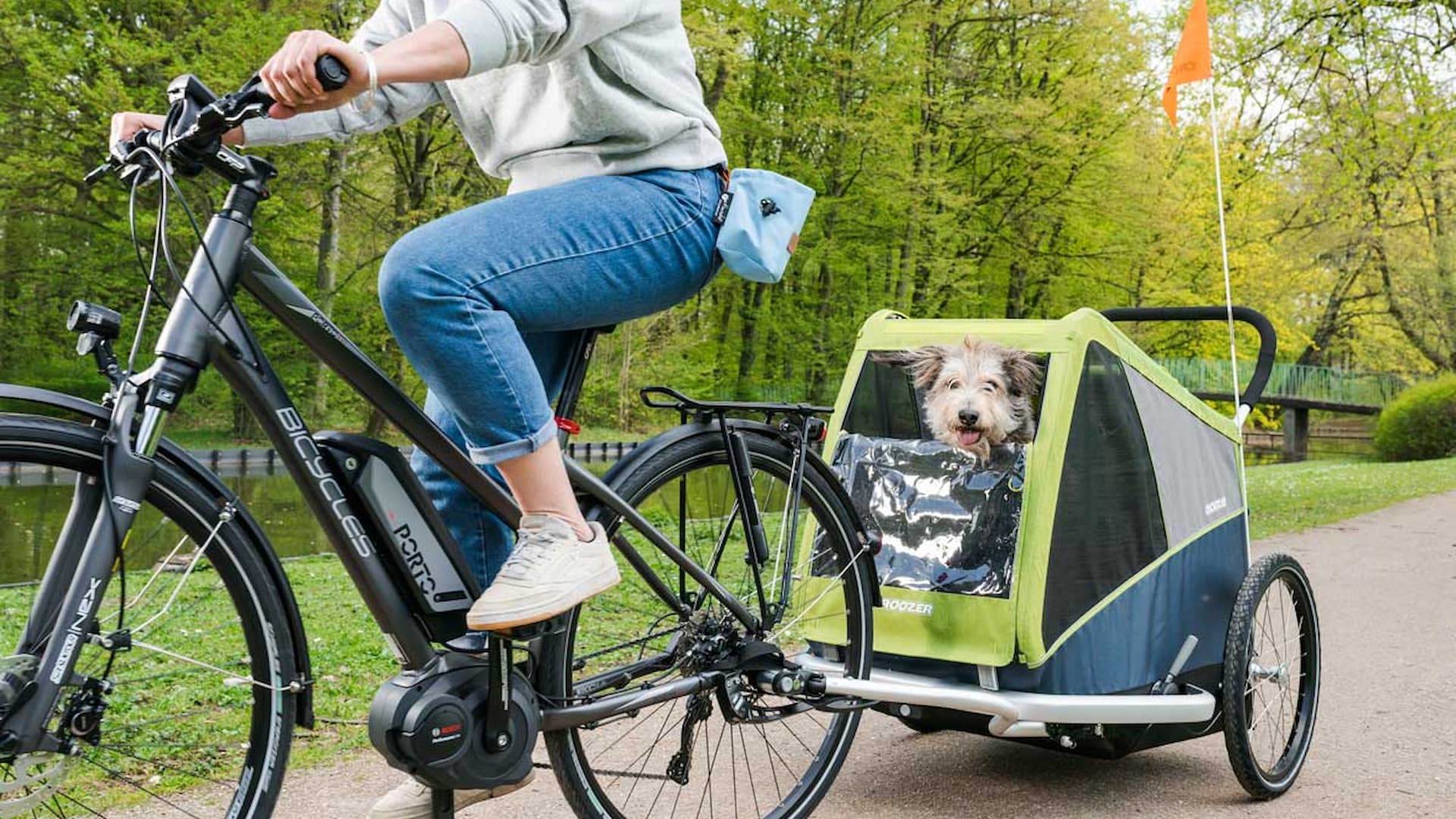 Przyczepka rowerowa dla zwierząt