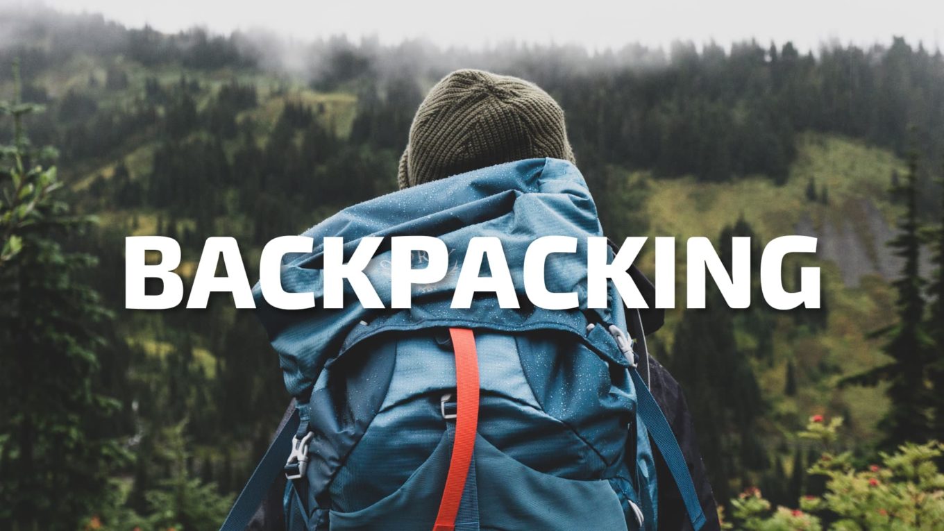 backpacking z plecakiem